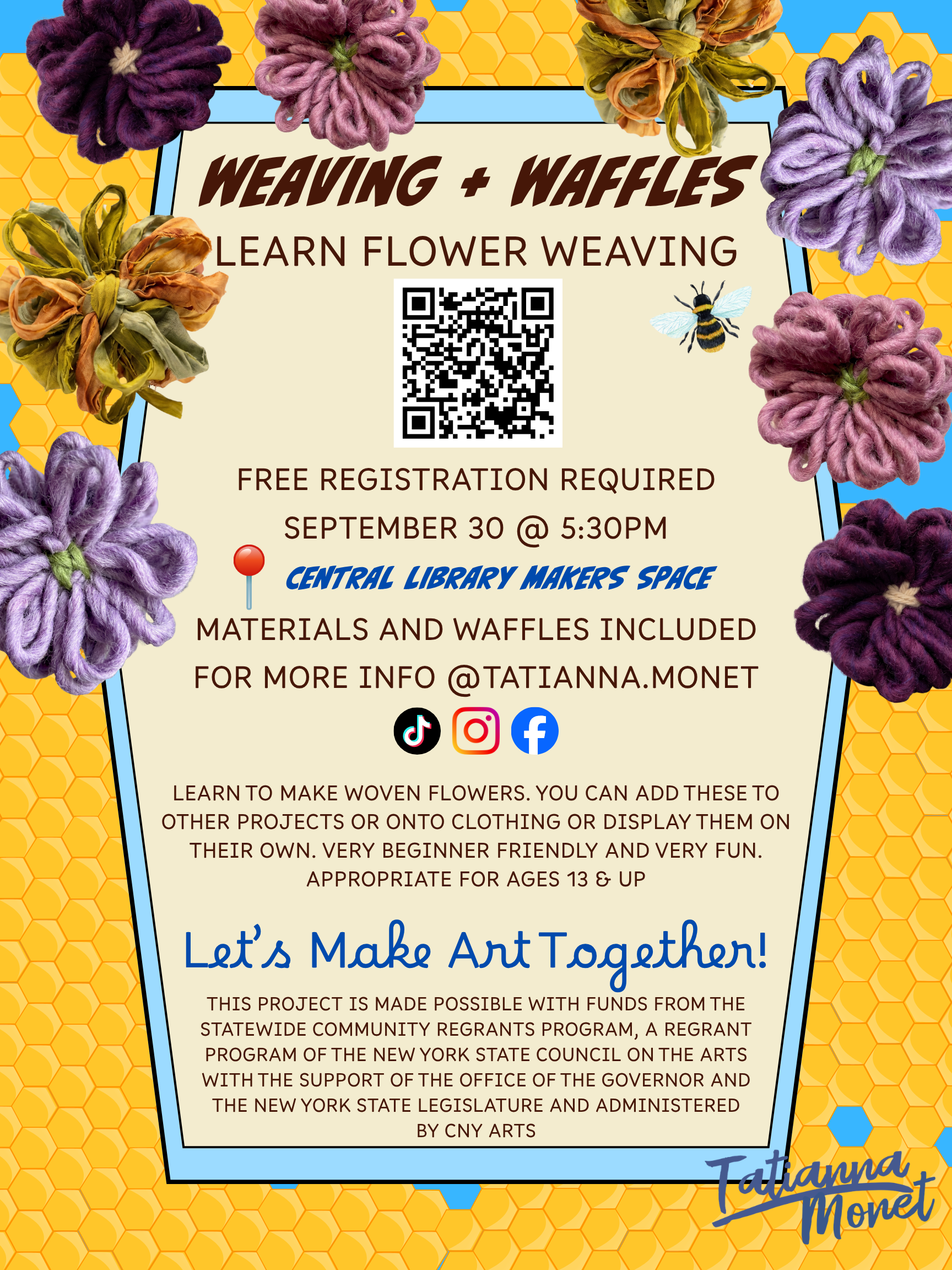 Weaving + Waffles 9.30